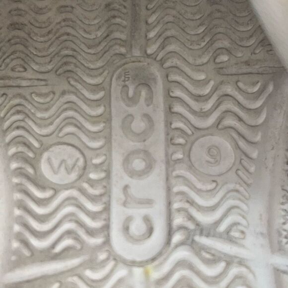 Crocs Swiftwater Iconic Comfort Strappy Slip On Sandal Gray White Women's 9 - Picture 5 of 6